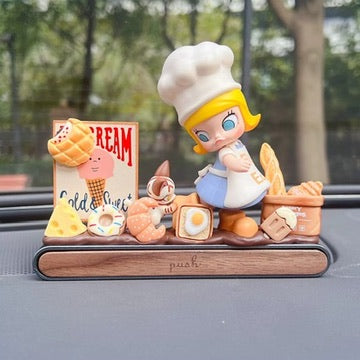 AnimeCarMod Sweet Bakery Daydream Car Dashboard Decor with Parking Number Plate
