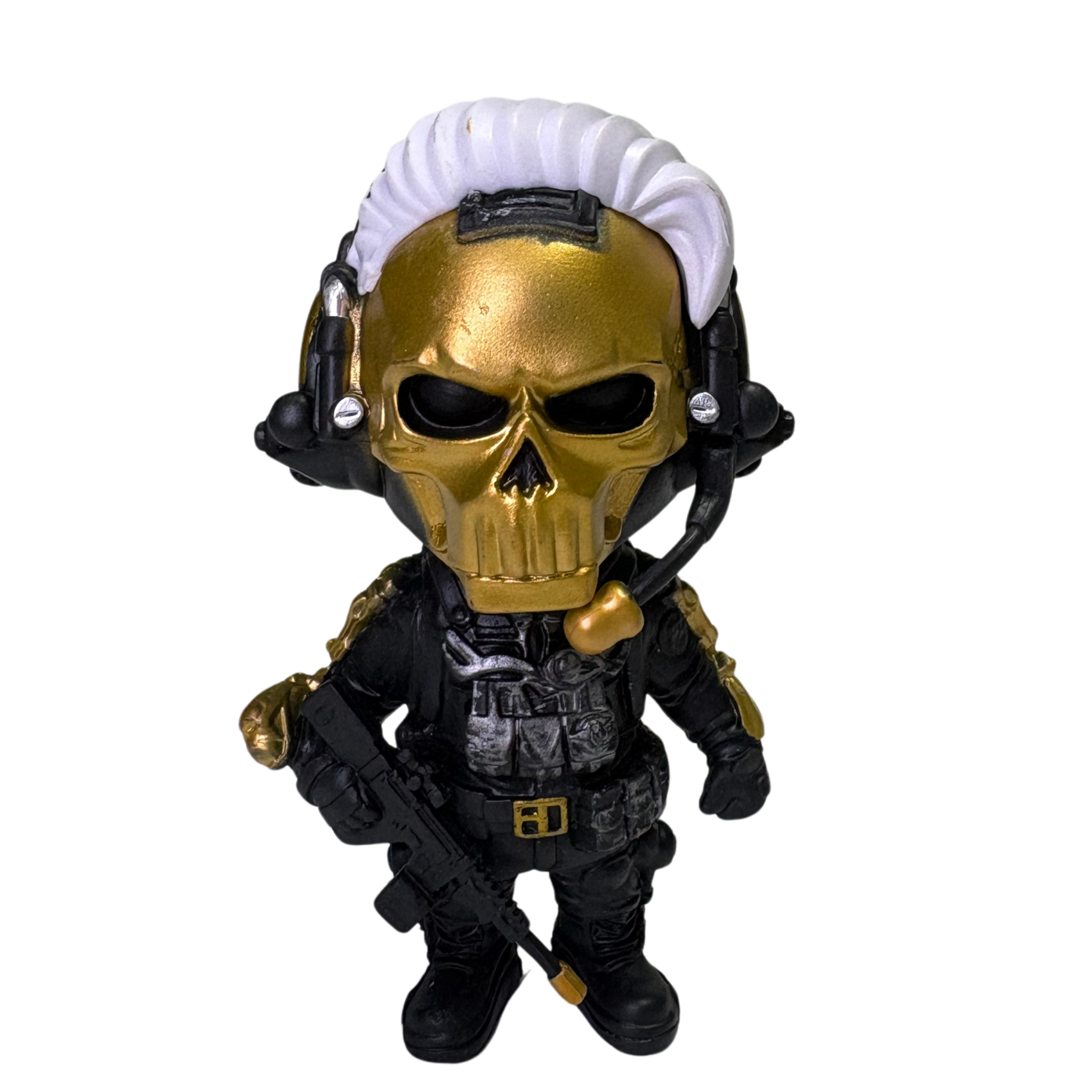 AnimeCarMod Shadow Mission car dashboard decor with parking number plate, featuring detailed anime-inspired design and vibrant colors.