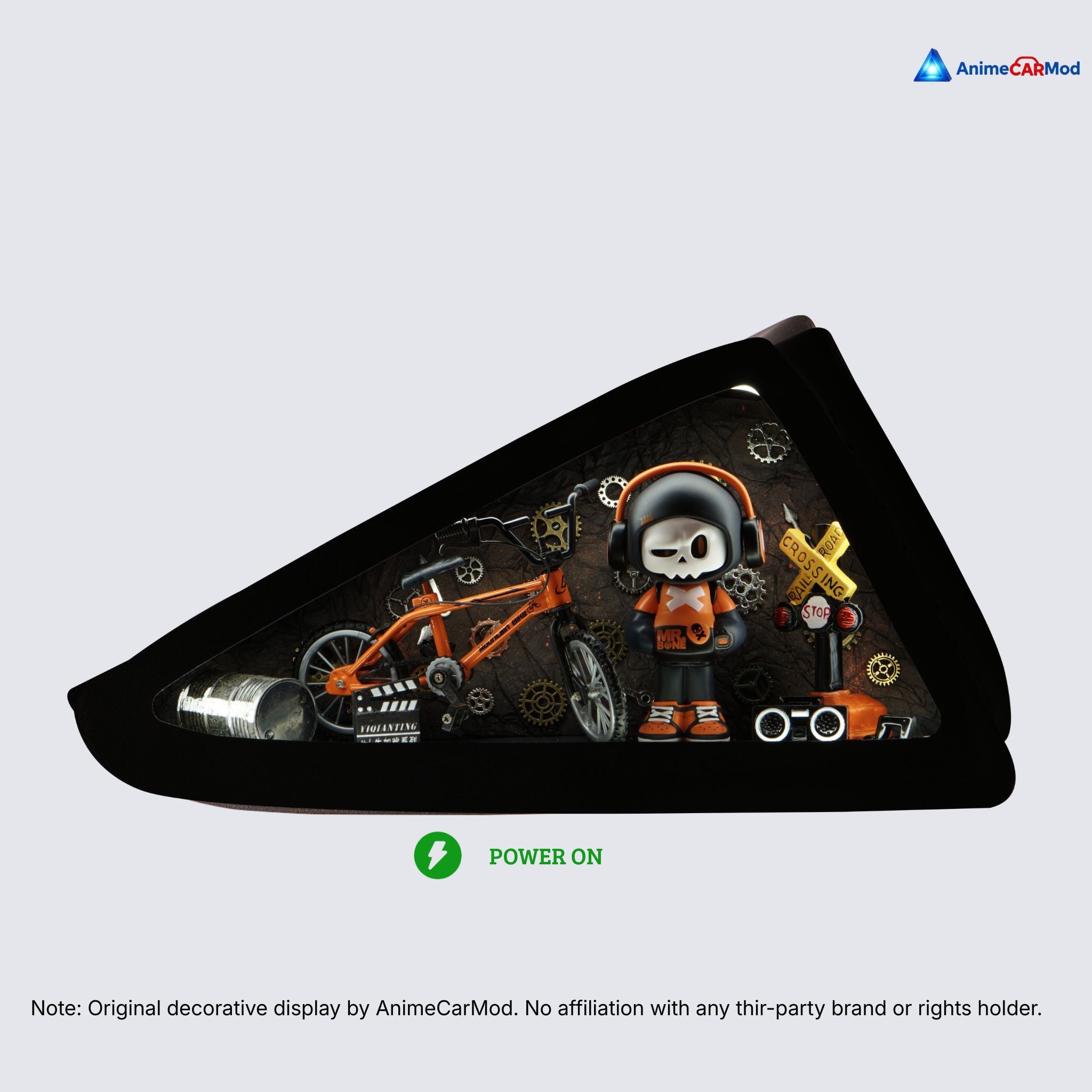 AnimeCarMod- Mr. Bone Street Arcade Custom-Fit Car Window Diorama