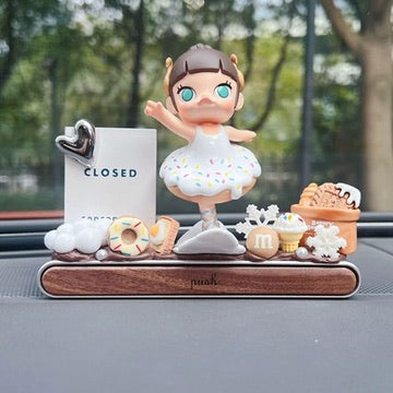 AnimeCarMod Sweet Bakery Daydream Car Dashboard Decor with Parking Number Plate