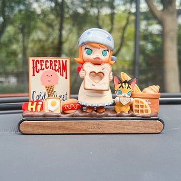 AnimeCarMod Sweet Bakery Daydream Car Dashboard Decor with Parking Number Plate