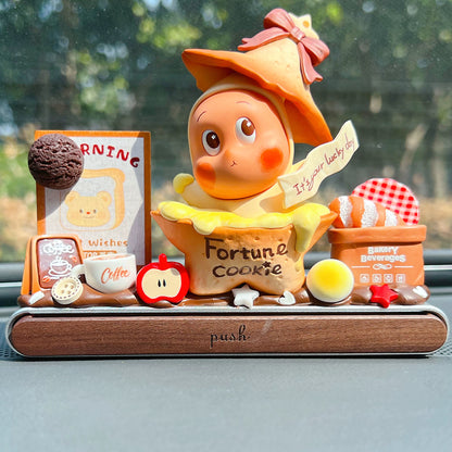 AnimeCarMod Sweet Wish Little Star car dashboard decor with parking number plate, featuring cute star design and vibrant colors.