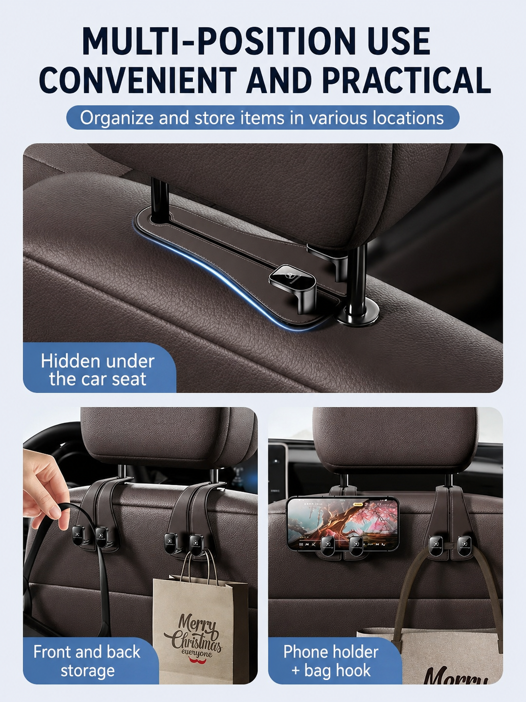 AnimeCarMod free gift car seat hook and storage holder product image